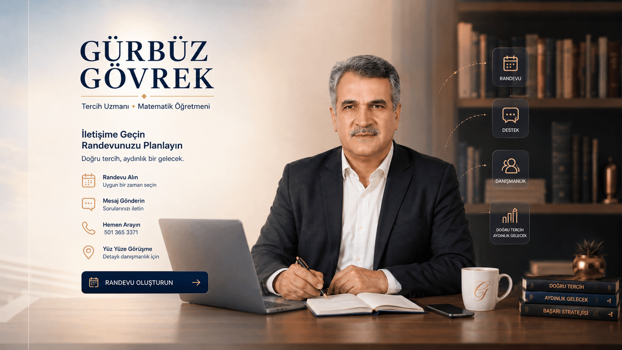 Gürbüz Gövrek çalışma masasında danışmanlık notları hazırlıyor